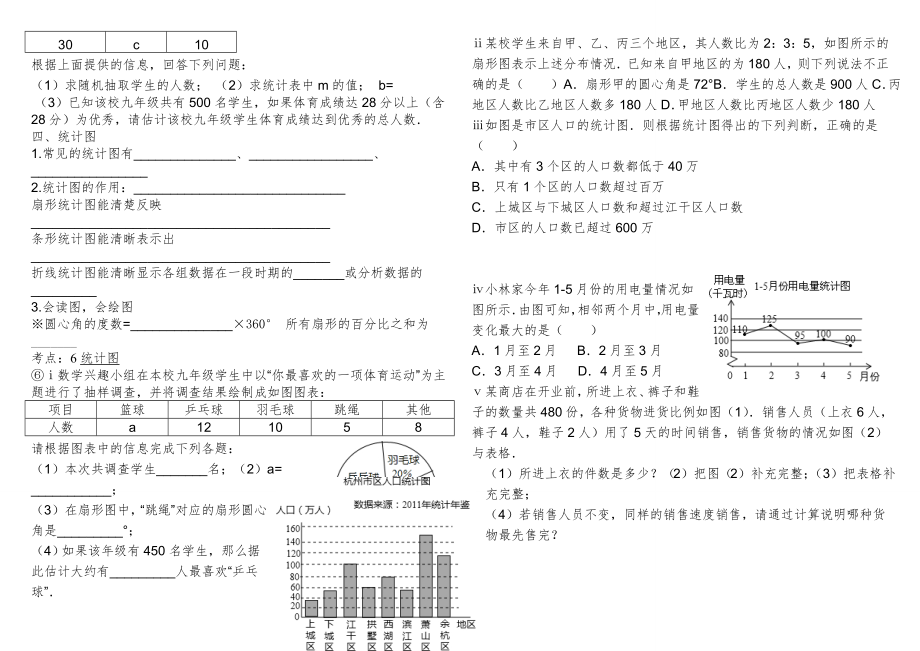 青岛版七年级数学上册重点、难点、目标知识点归纳