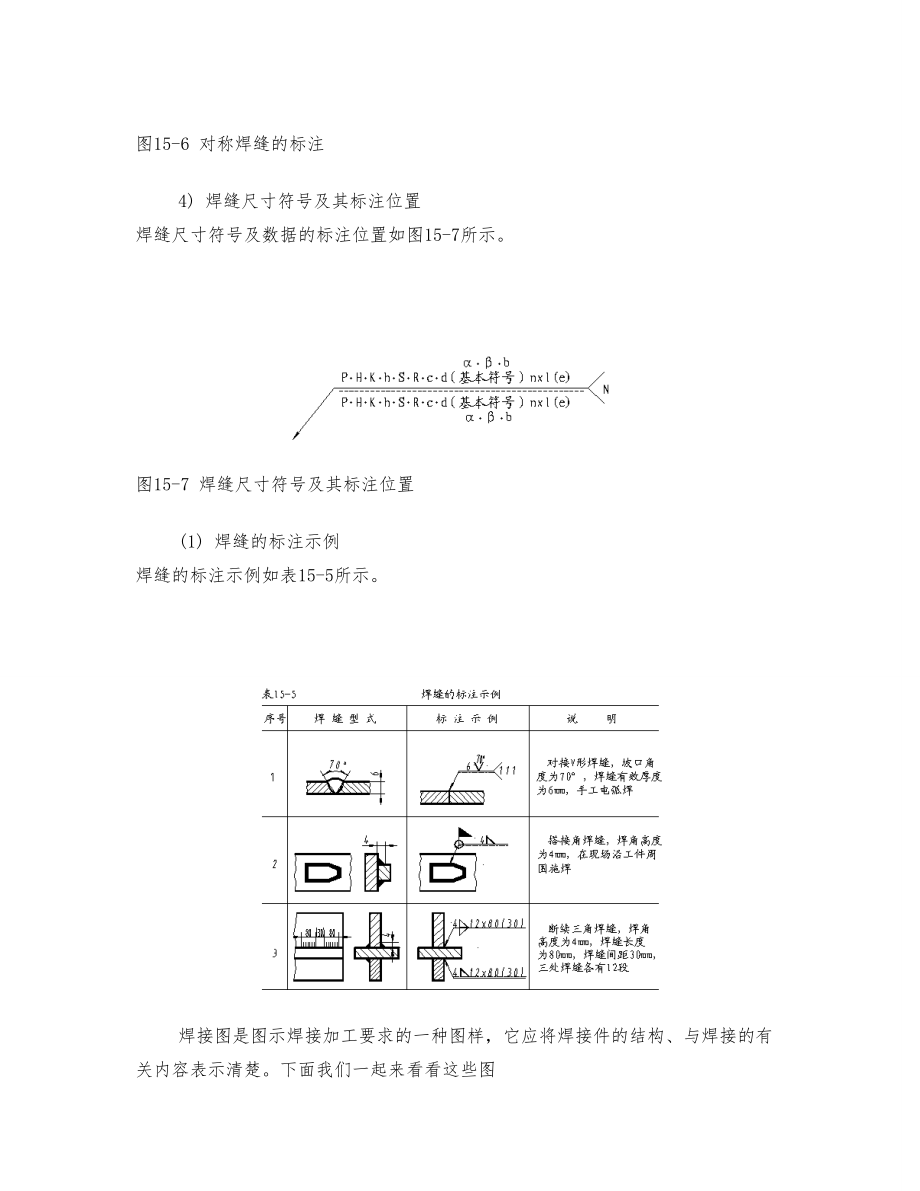 焊接图纸基础知识