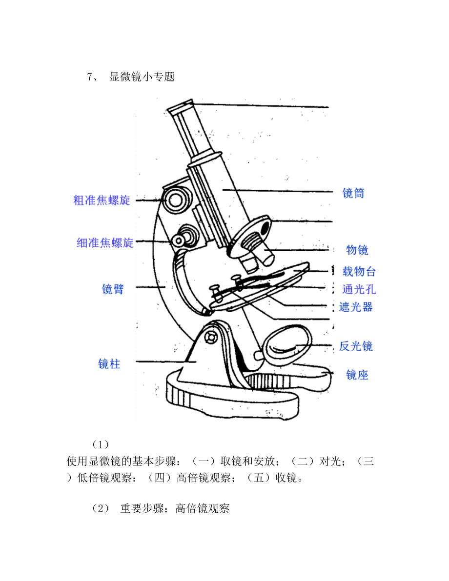 高中生物必修一全套笔记