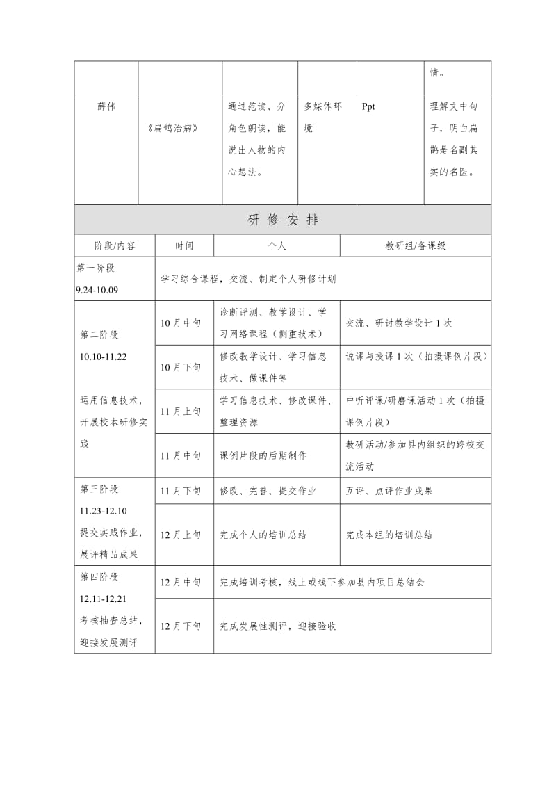 庆同小学语文教研组研修计划