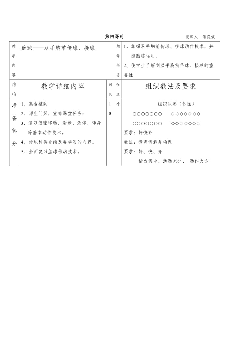 中学体育课篮球教案(初中高中都适用)