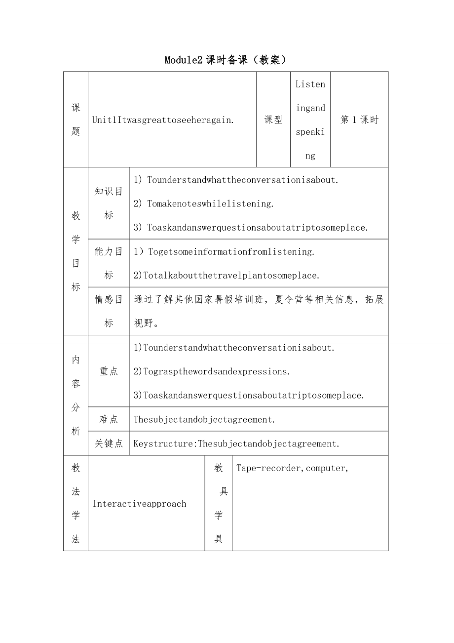 外研版九年级下全册教案16