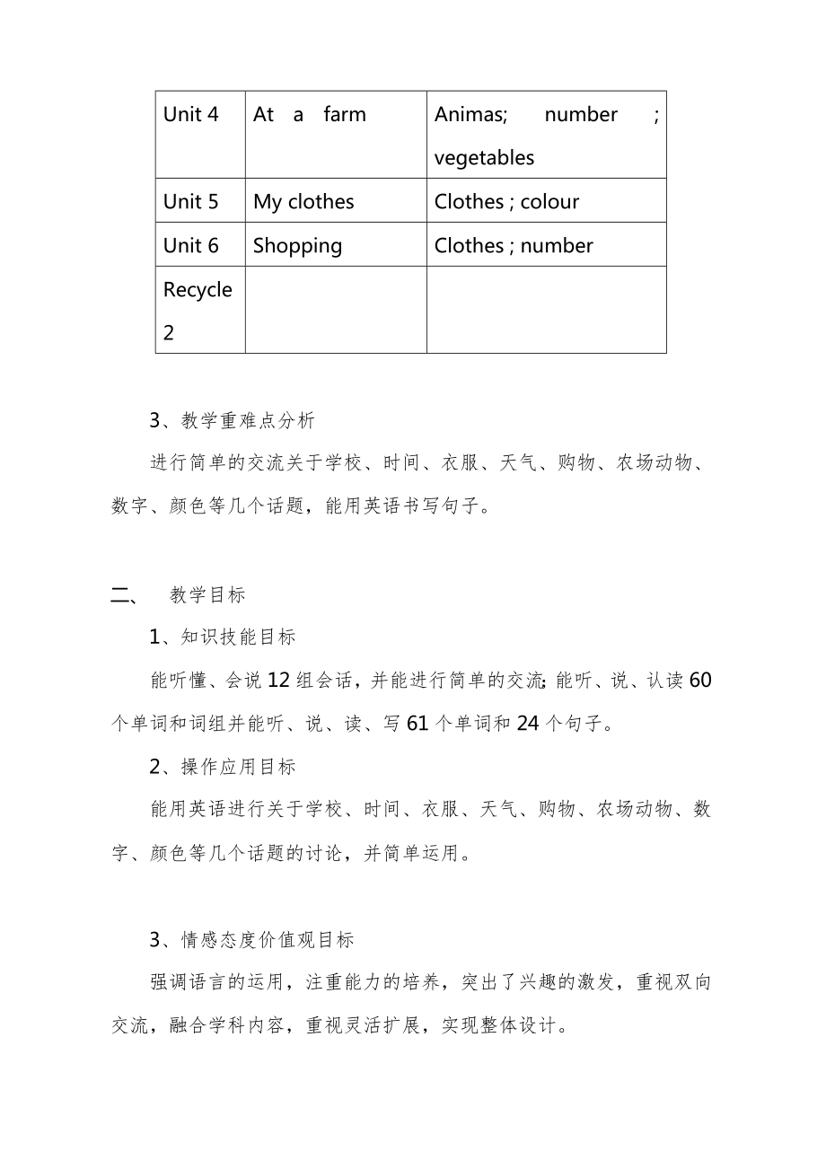 PEP小学四年级英语下册全册教案10