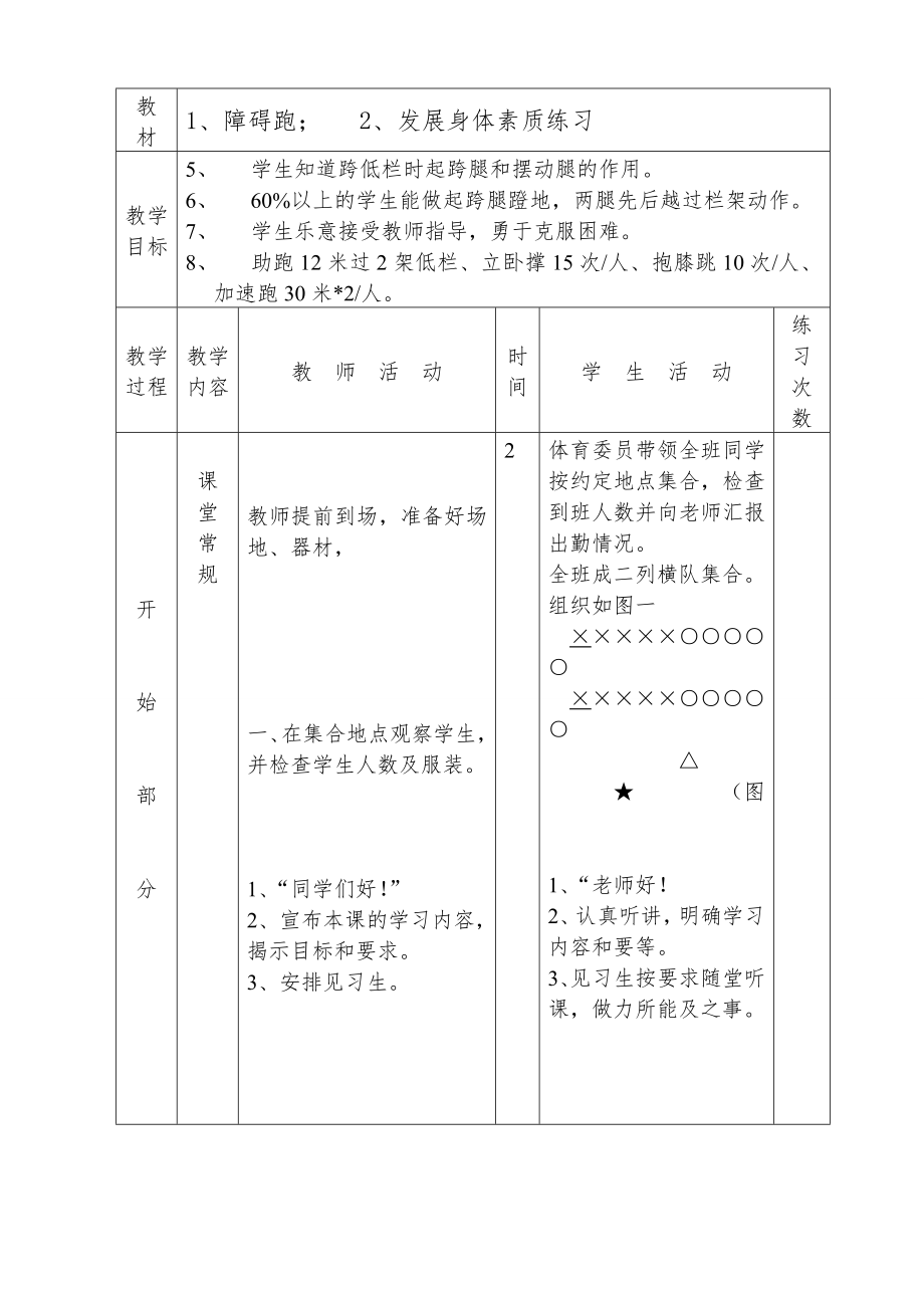 体育健康课教案九年级下学期