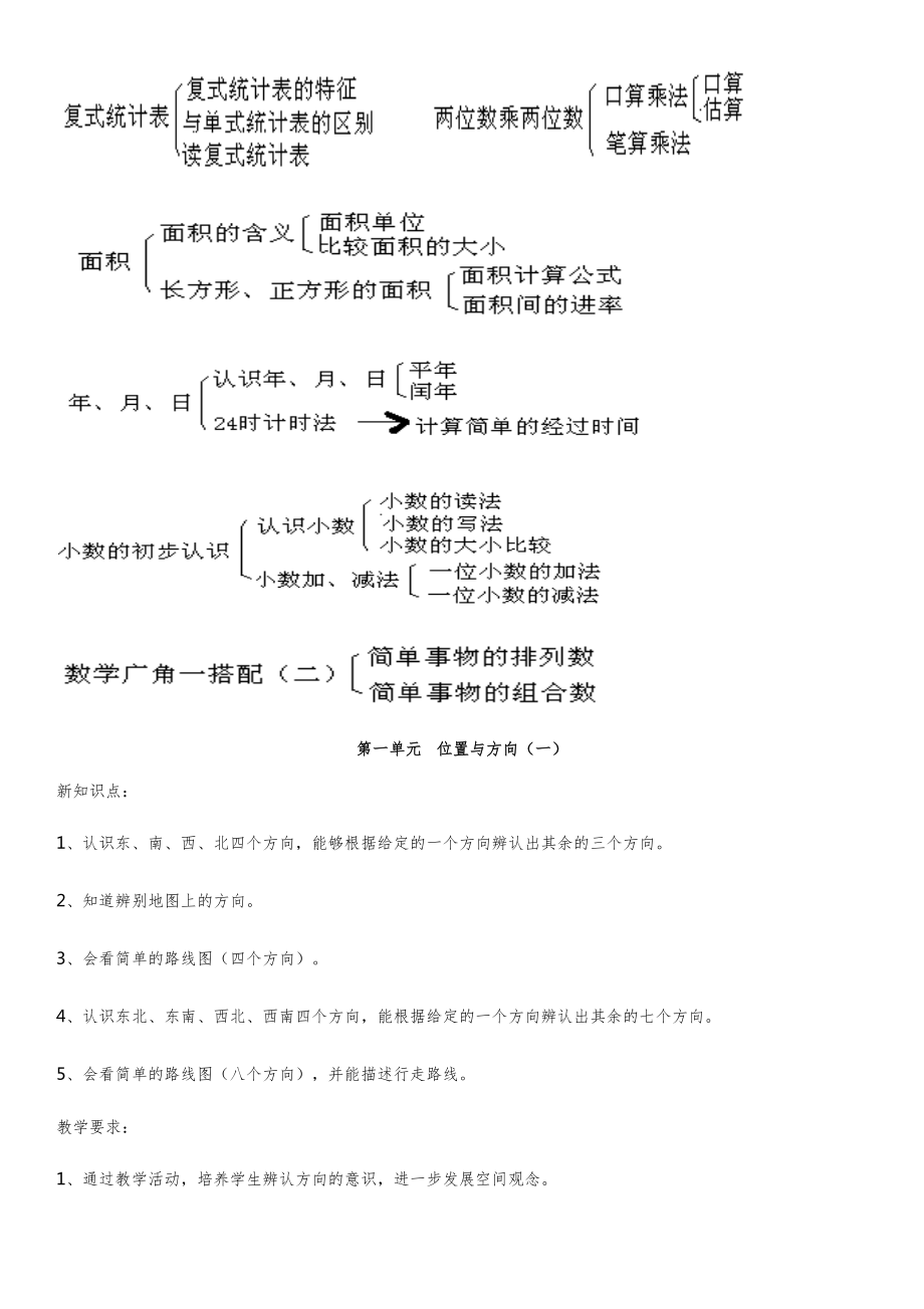 人教版三年级数学下册全册教案35