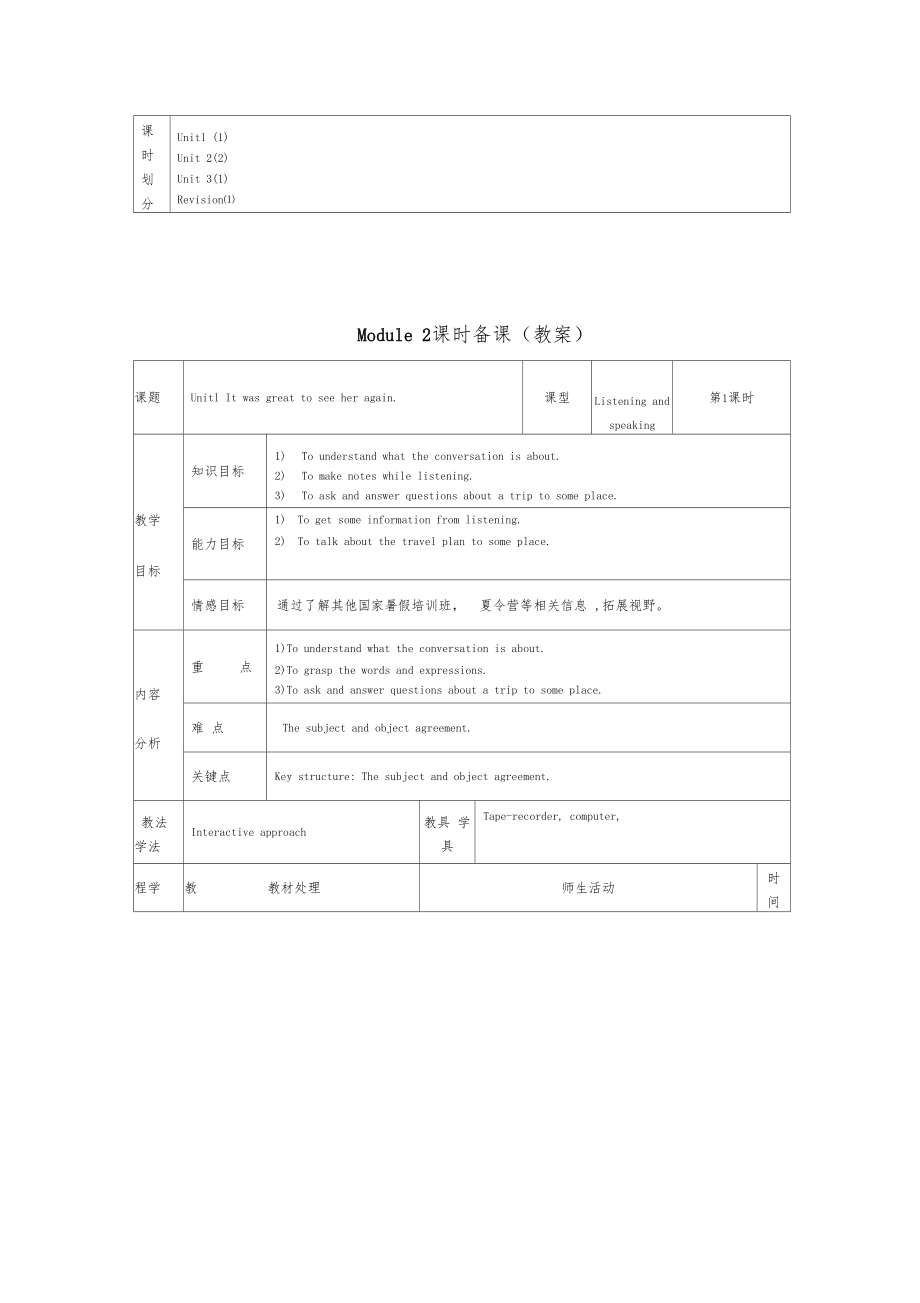 外研版九年级英语下册公开课教案全册合