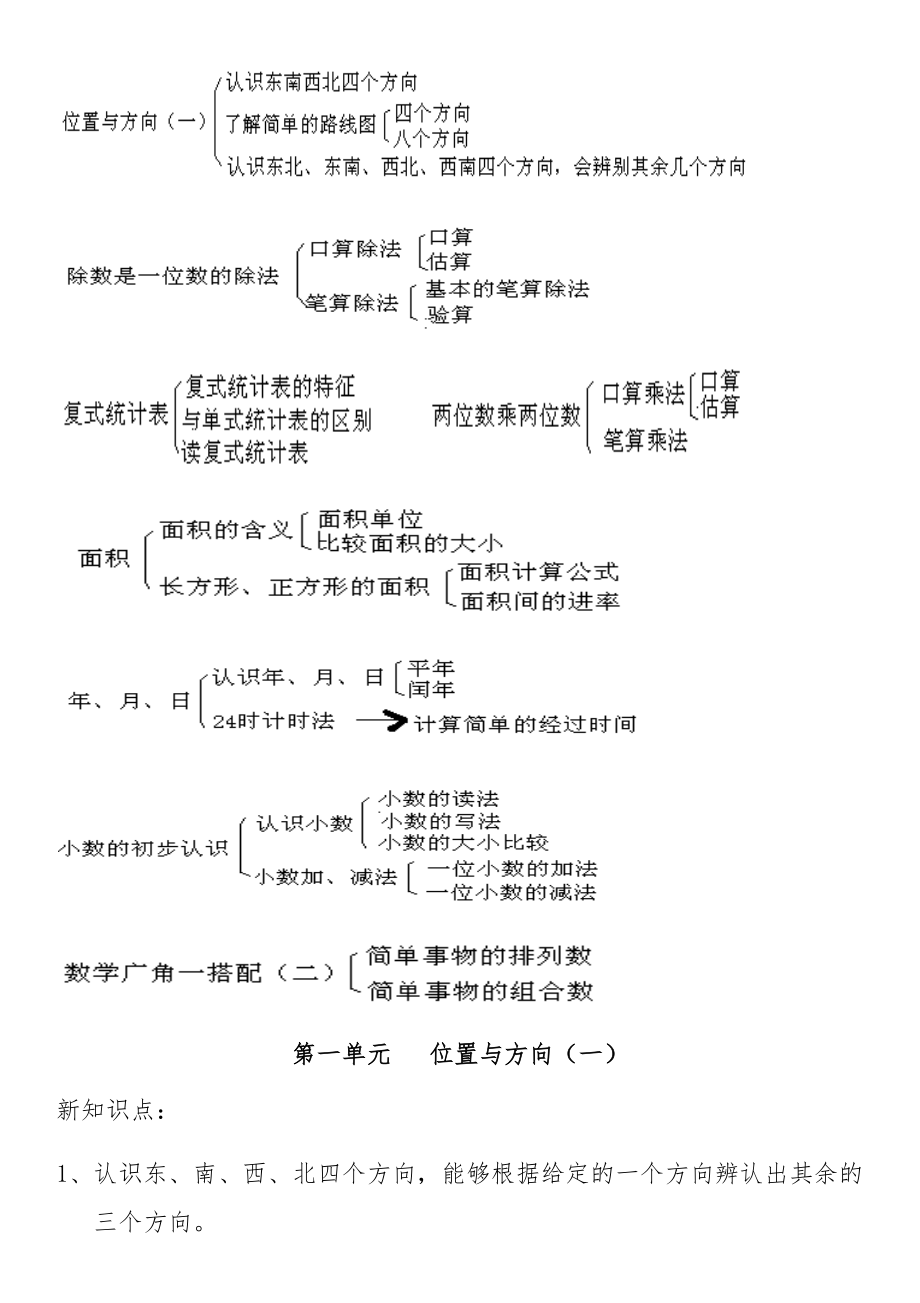 人教版三年级数学下册全册教案44