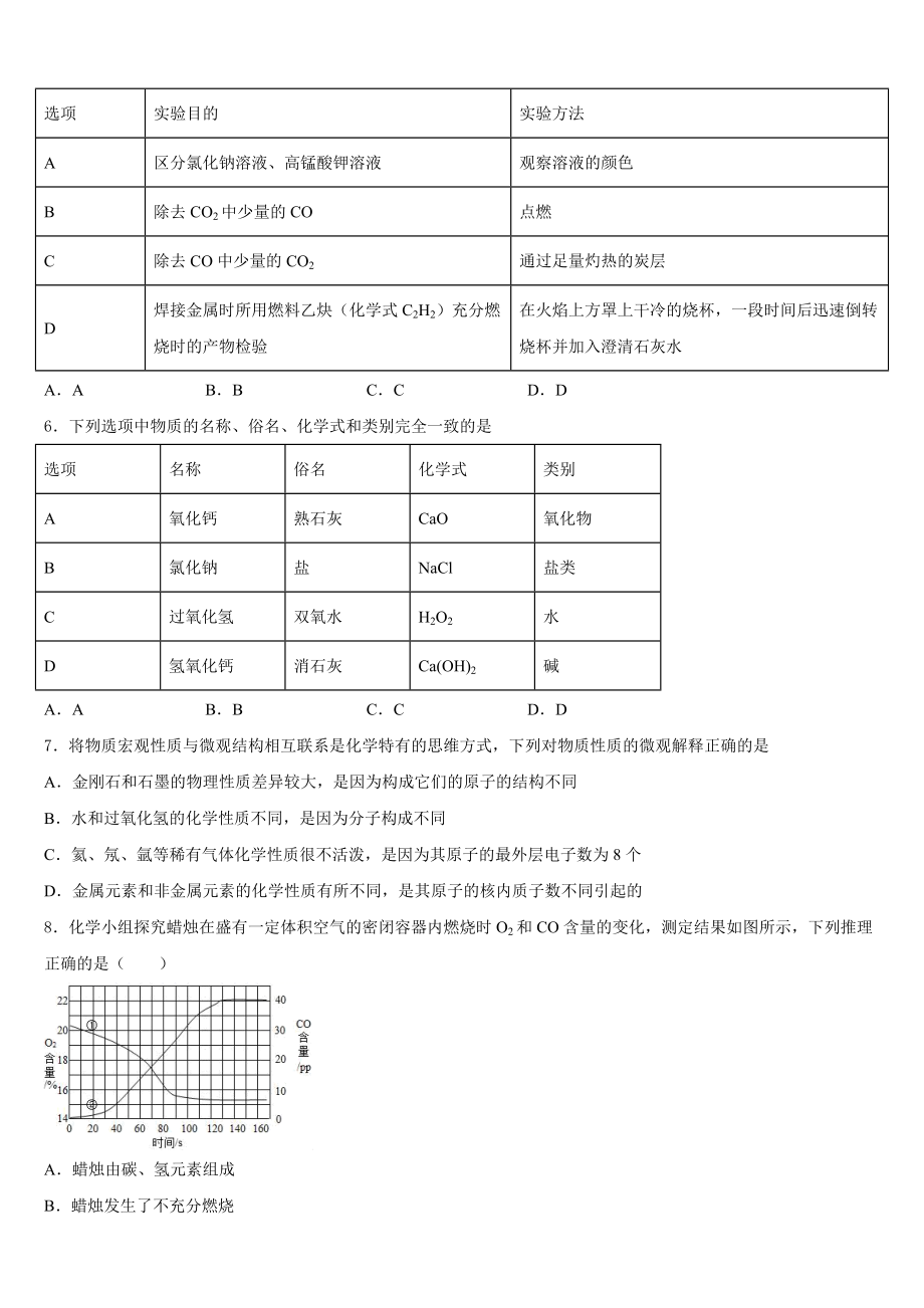 江苏省无锡市新吴区2023年化学九年级第一学期期末学业质量监测试题含解析