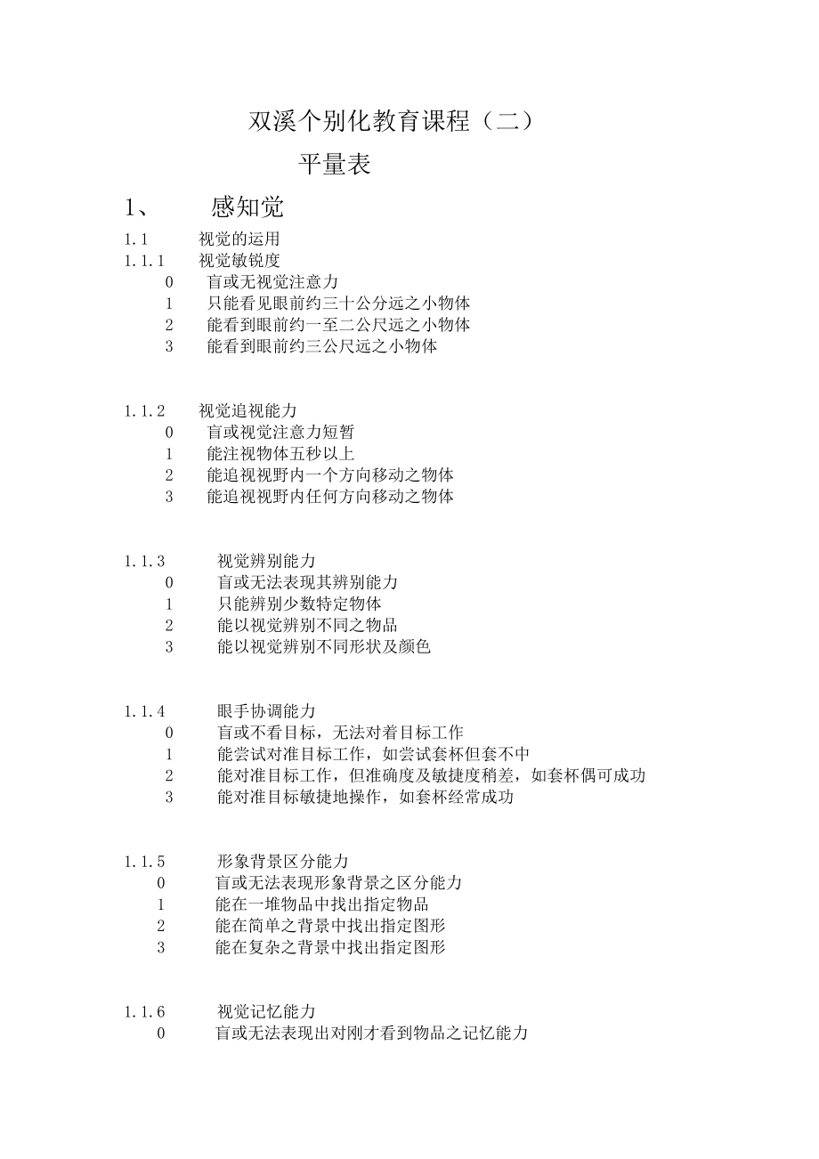 双溪个别化教育课程(1)