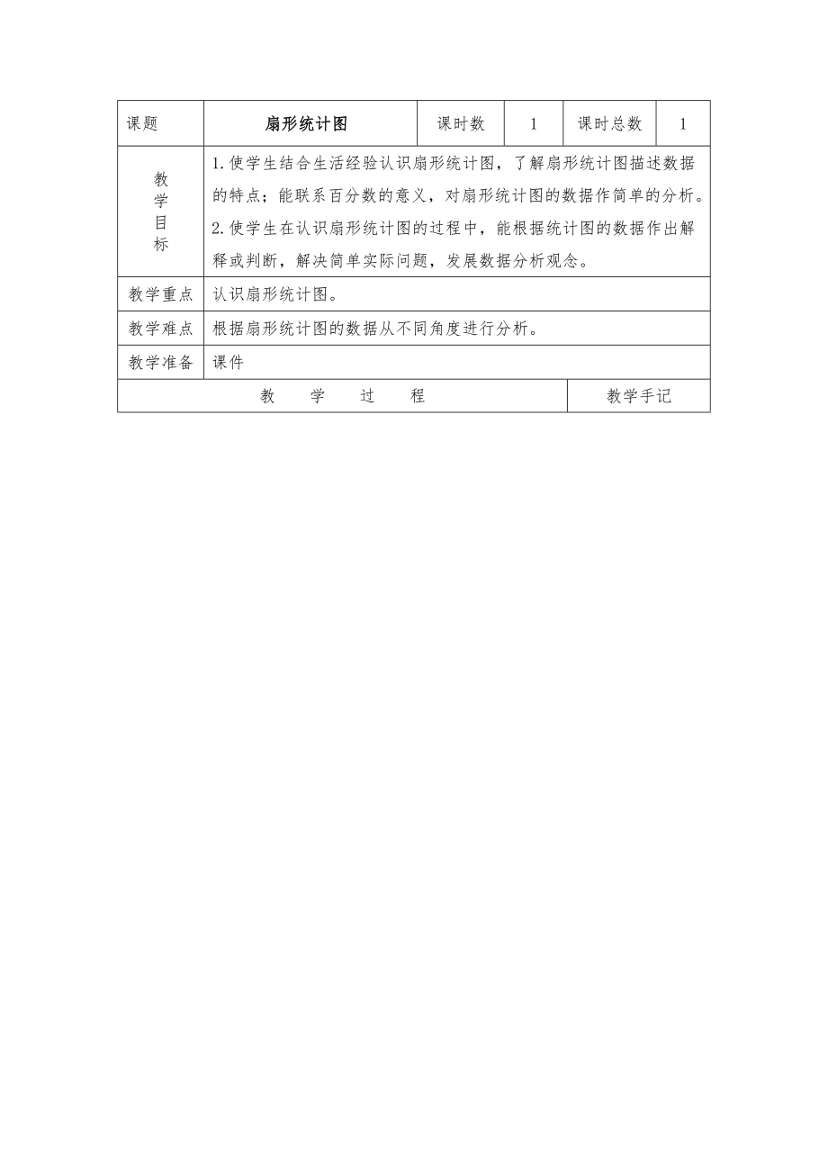 苏教版六年级下册数学全册教案教学设计2