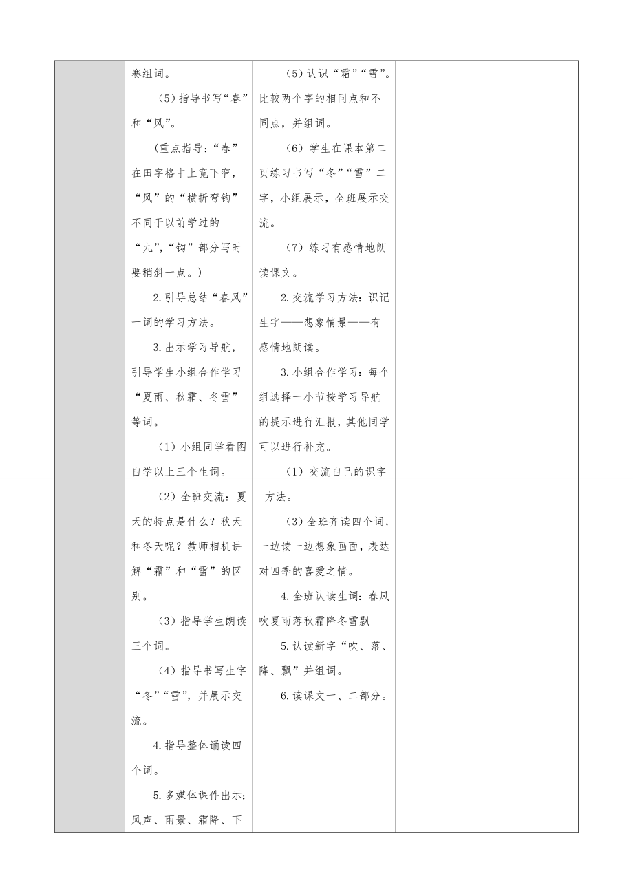 部编版小学一年级下册语文教案全册6