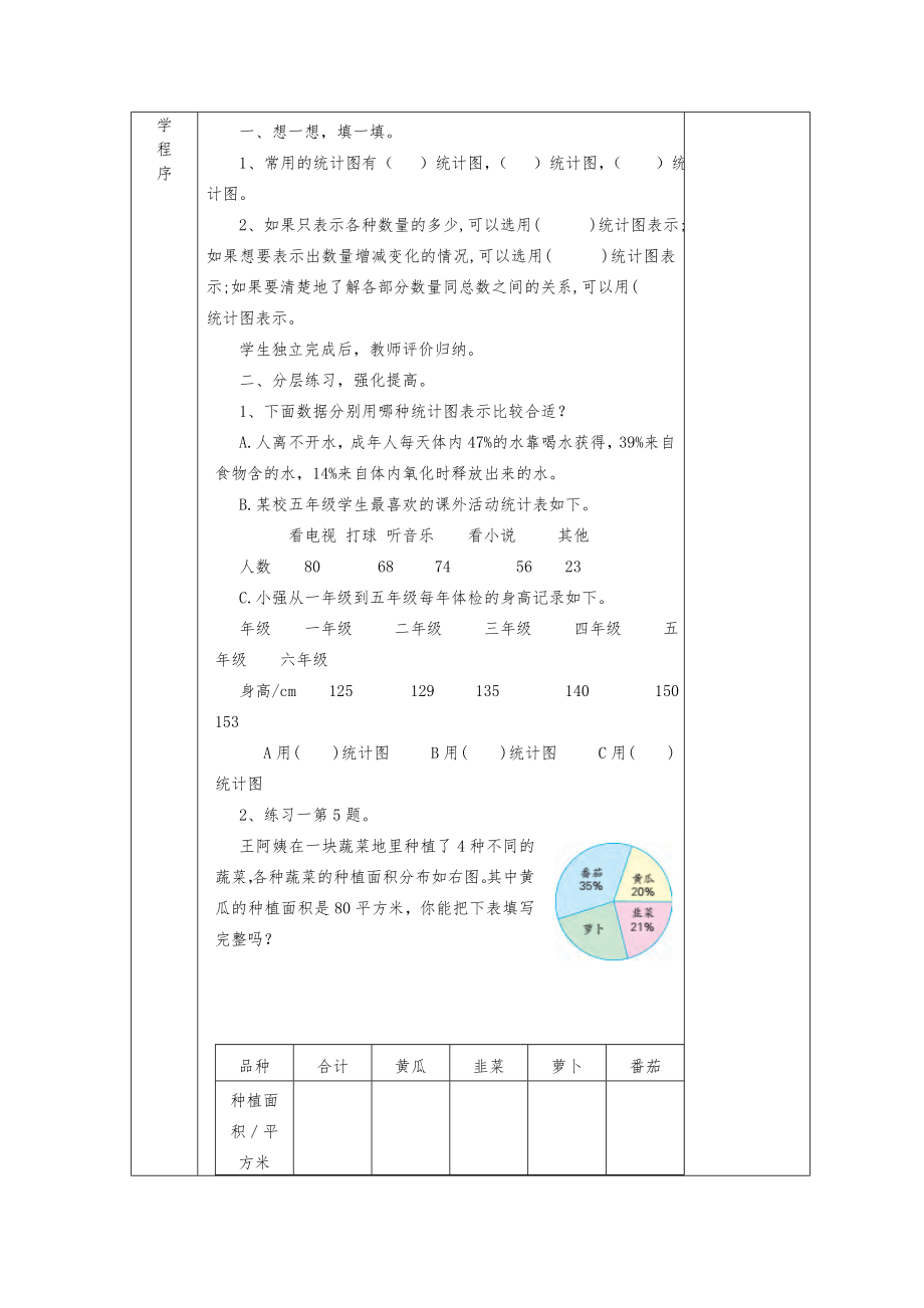 苏教版六年级下册数学教案(全册)19