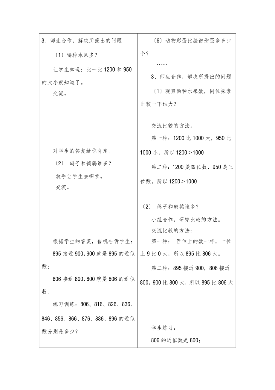 青岛版五四制小学数学二年级下册全册教案(教学设计