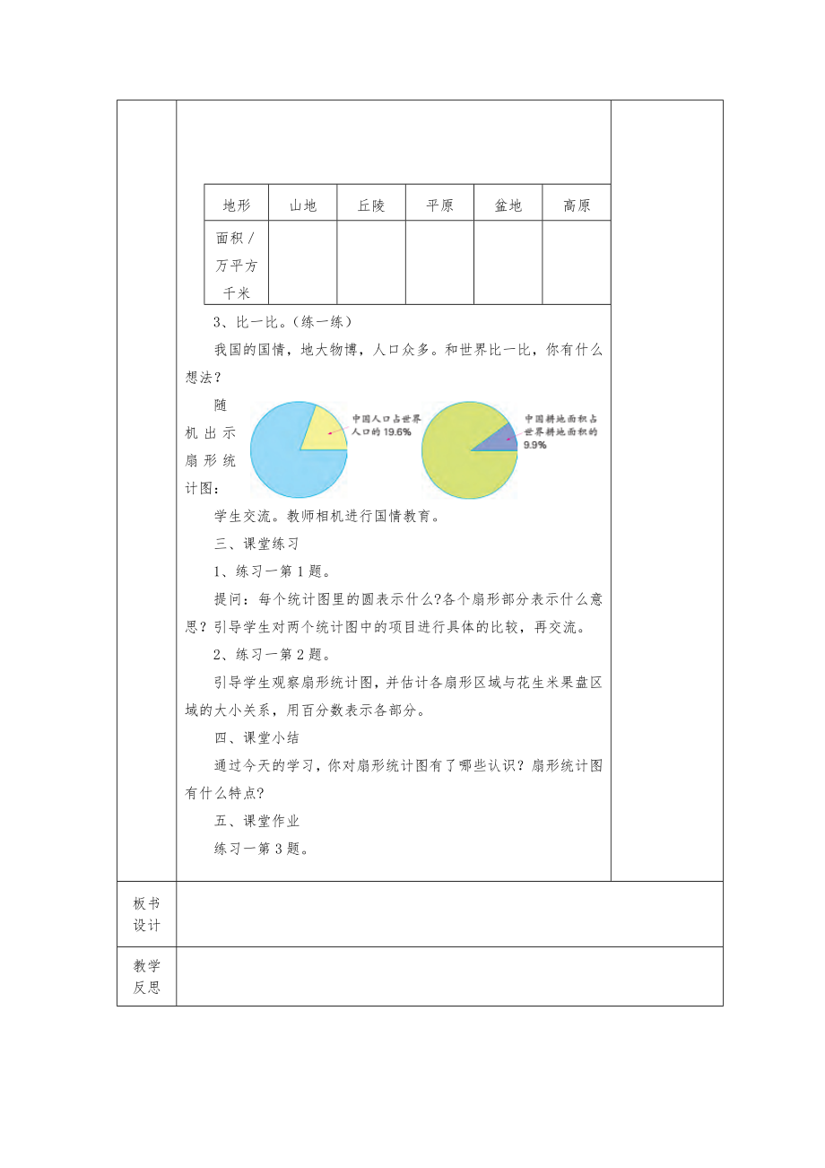 苏教版六年级下册数学教案(全册)1