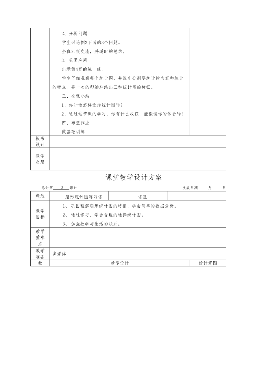 苏教版六年级下册数学教案全册2