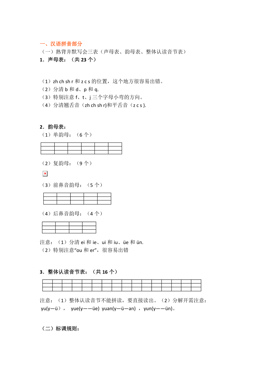 一年级语文上册寒假作业（完整版）