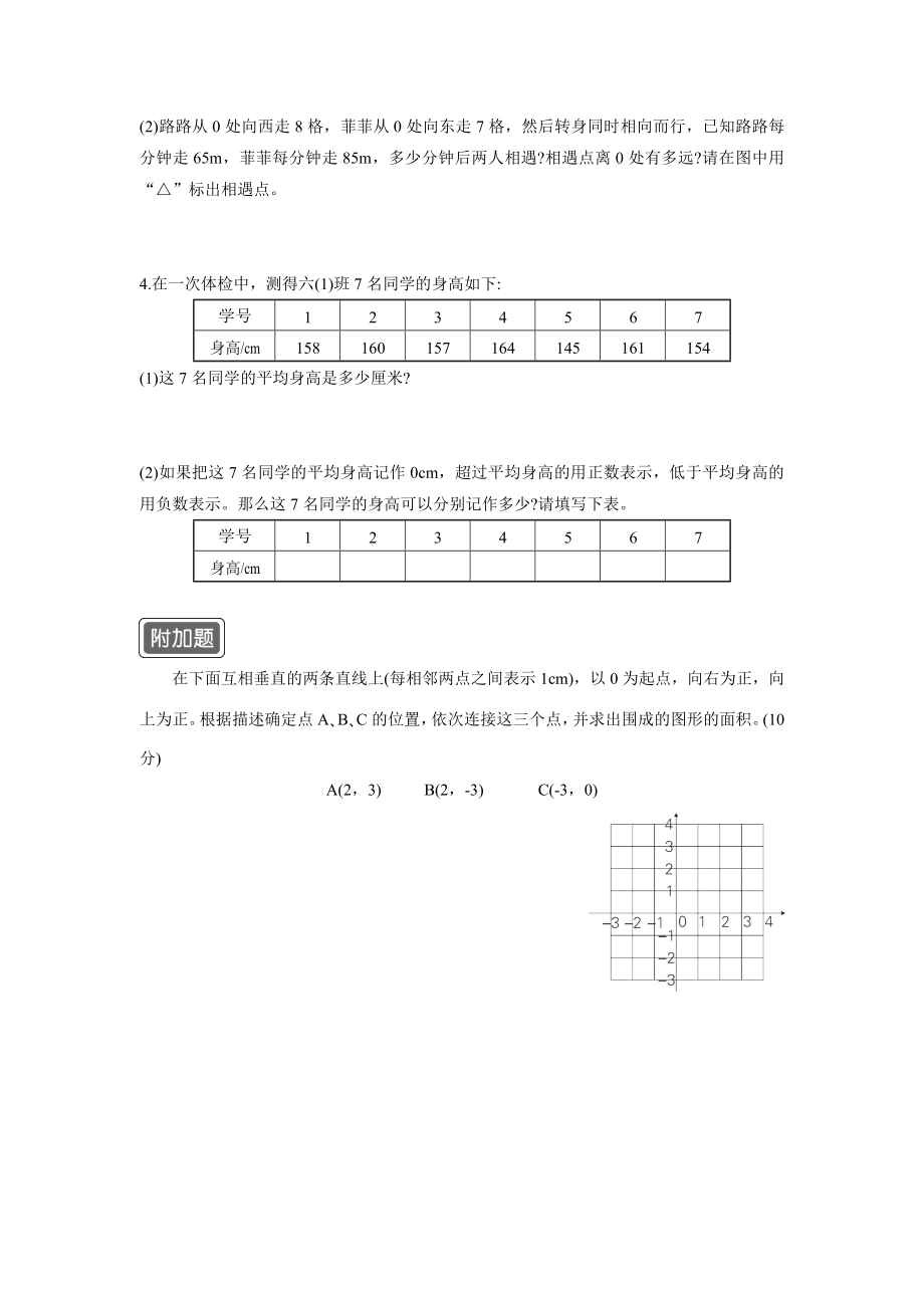 人教版六年级下册数学第一单元测试卷 (2)