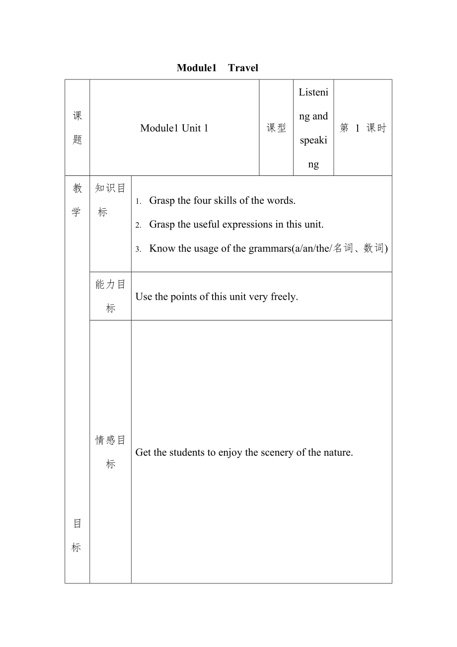 外研版_九年级下全册教案