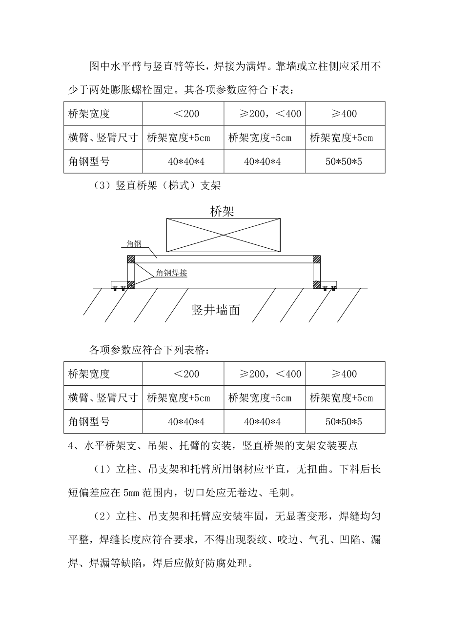 电缆桥架安装施工方案1