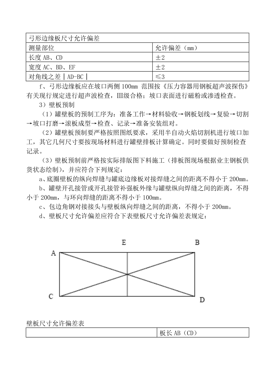 油罐制安工程施工方案