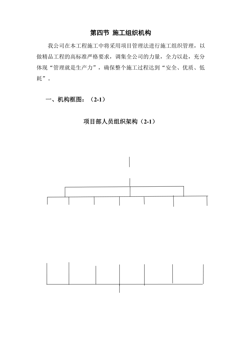 人行天桥工程施工组织设计方案