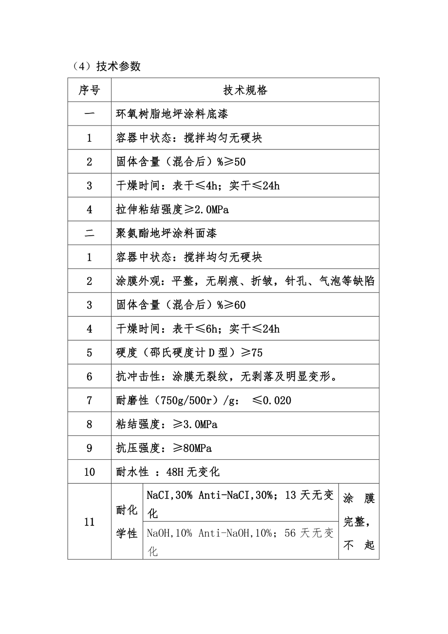 聚氨酯地坪施工方案案