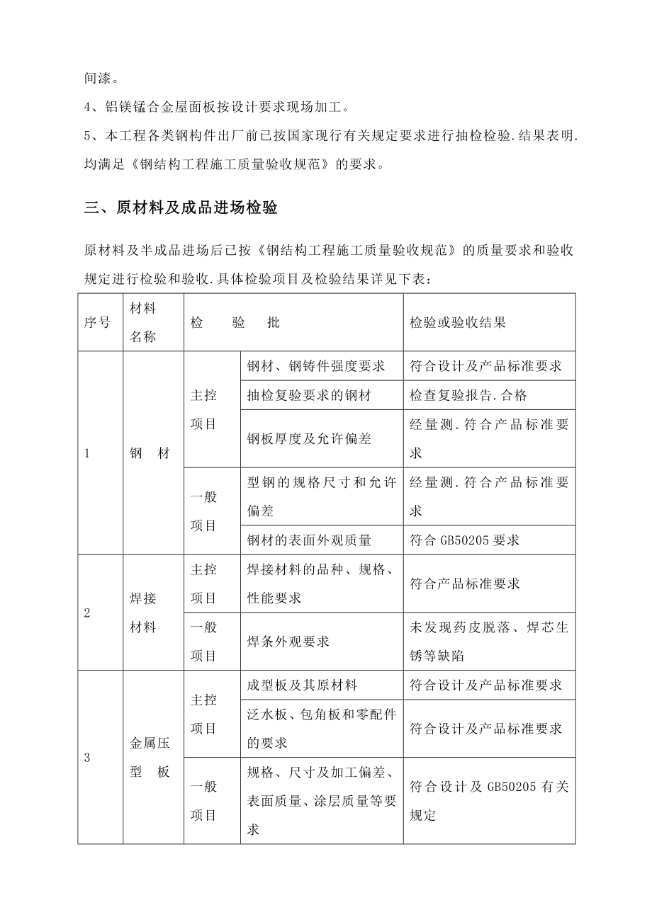 钢结构工程施工总结1