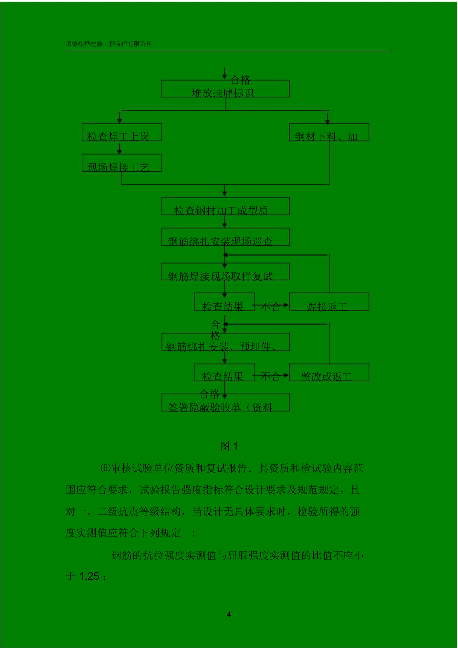 (完整word版)钢筋工程监理实施细则