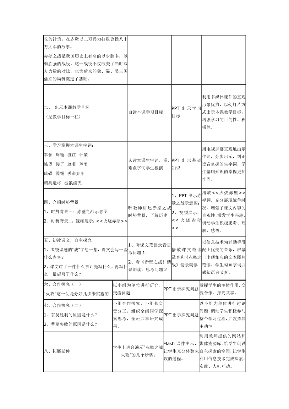 信息技术与语文整合课教学设计