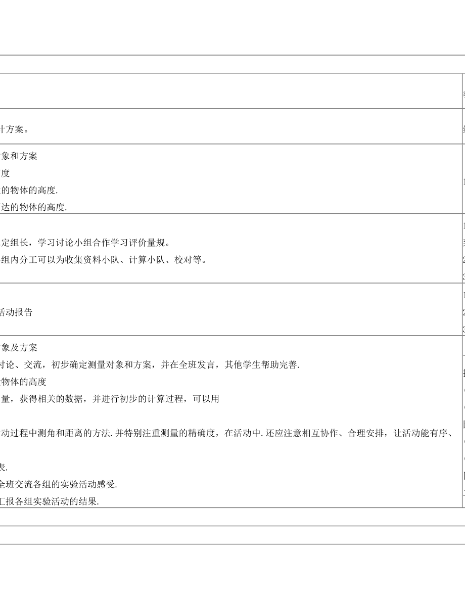 数学研究性学习——测量学校旗杆、建筑物的高度