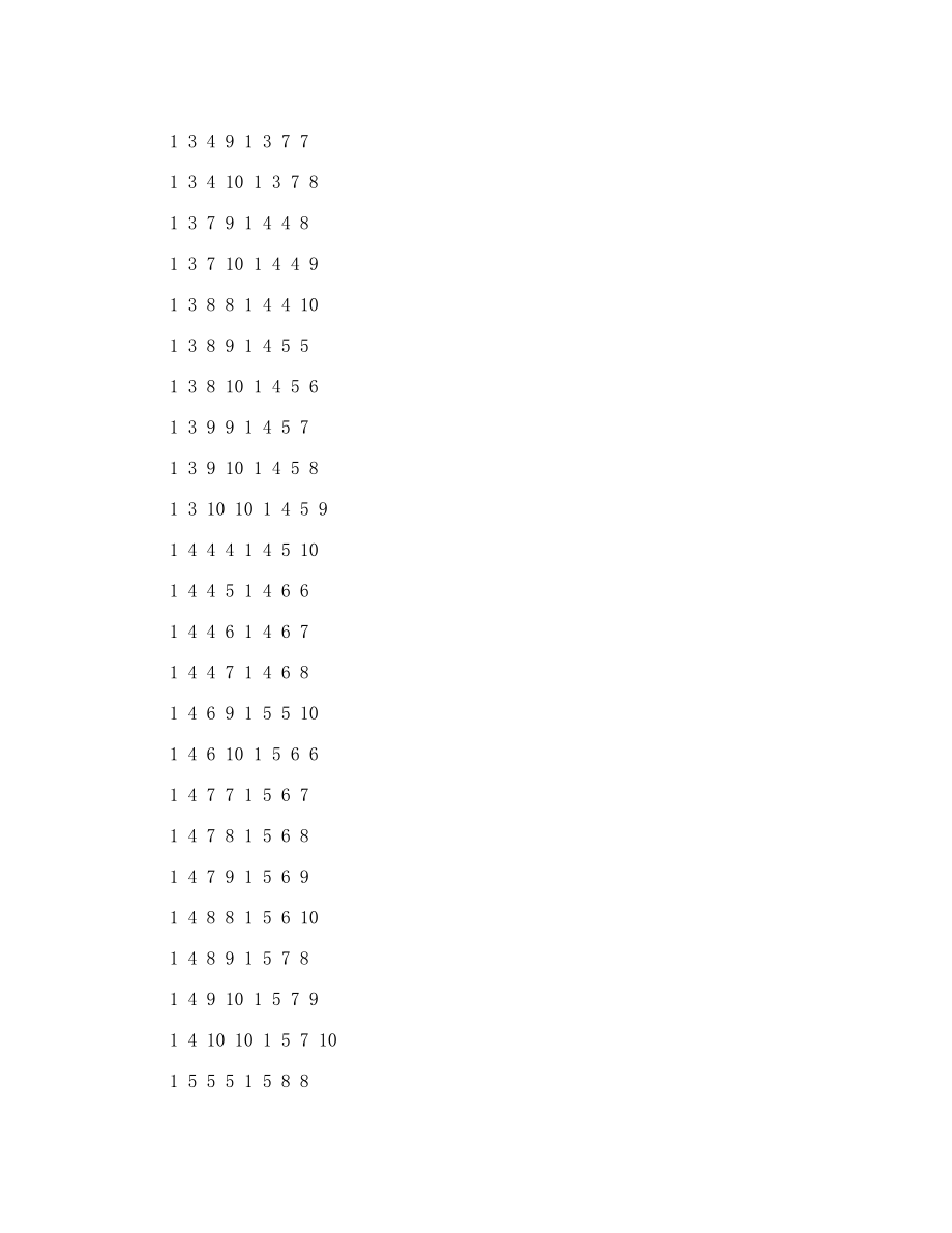 数学算24点题目汇集