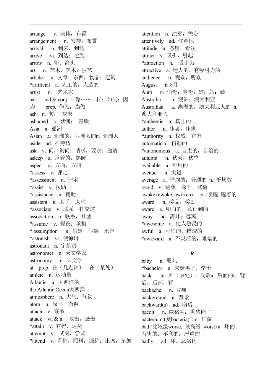 高考英语3600单词.doc