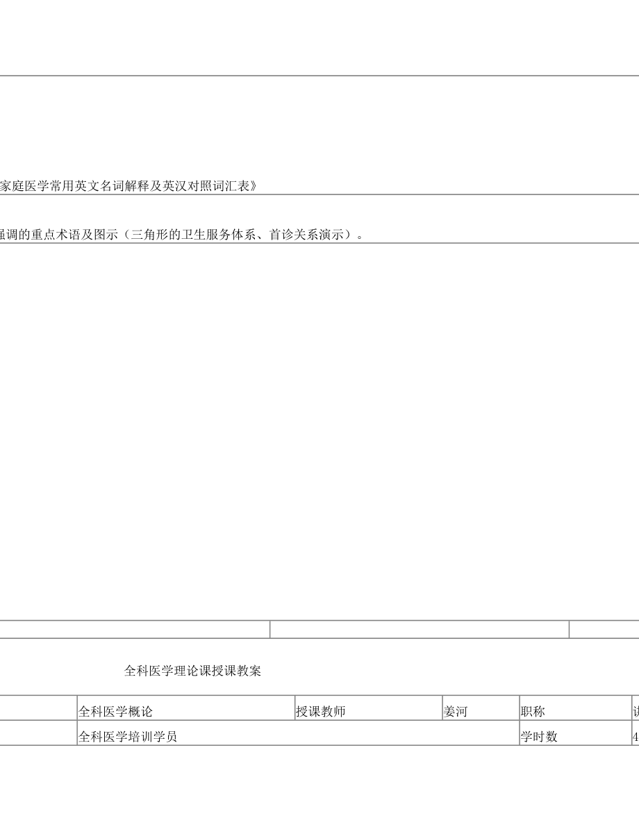 全科医学授课教案.doc