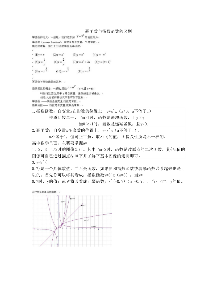 幂函数与指数函数的区别.doc