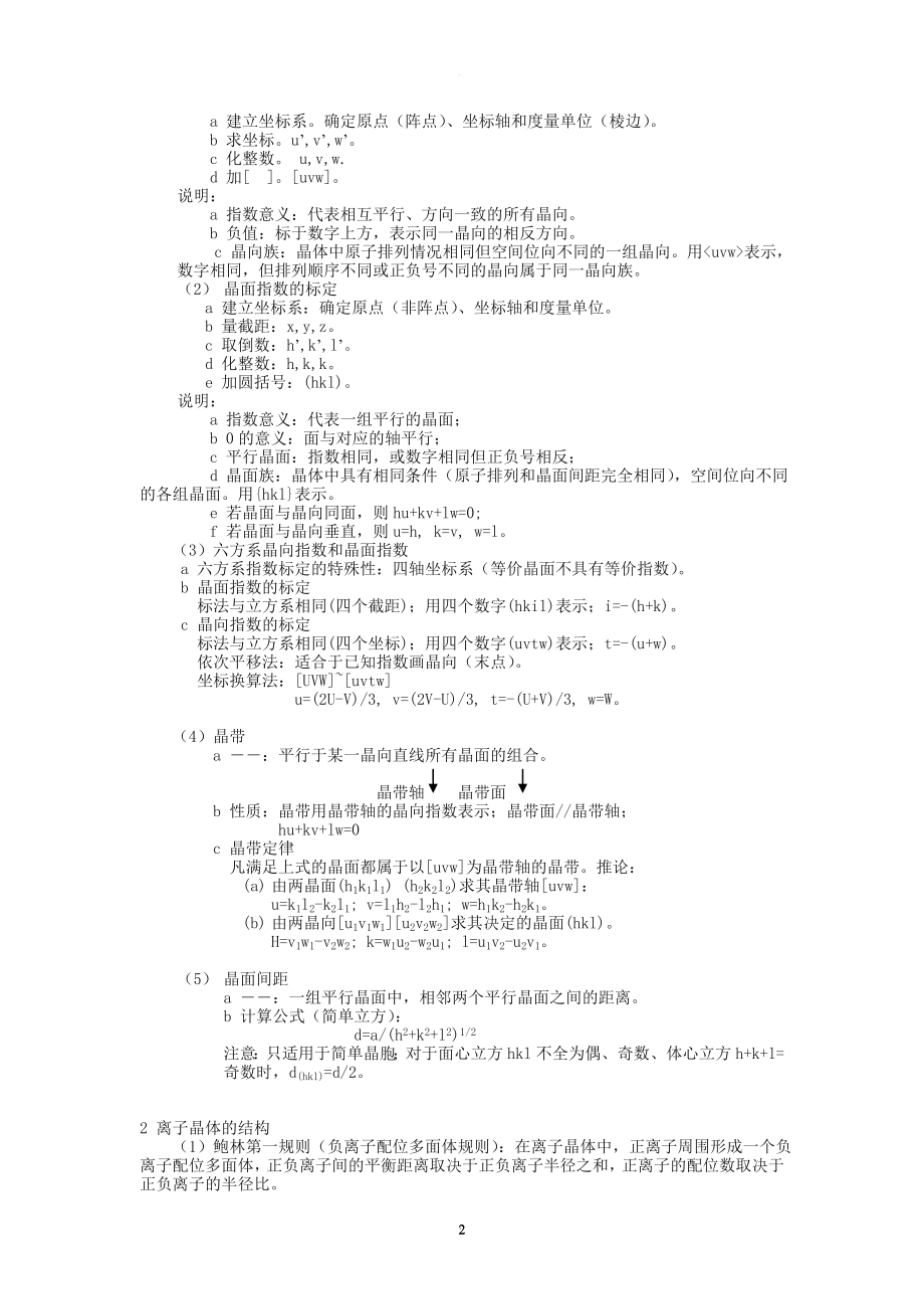 材料科学基础基础知识点总结.doc