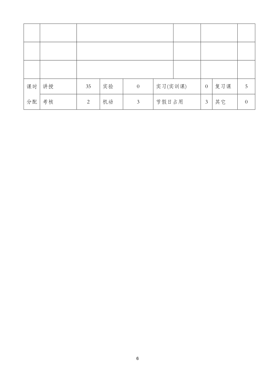 中职数学第二学期基础模块（下册）教学计划含进度表.doc