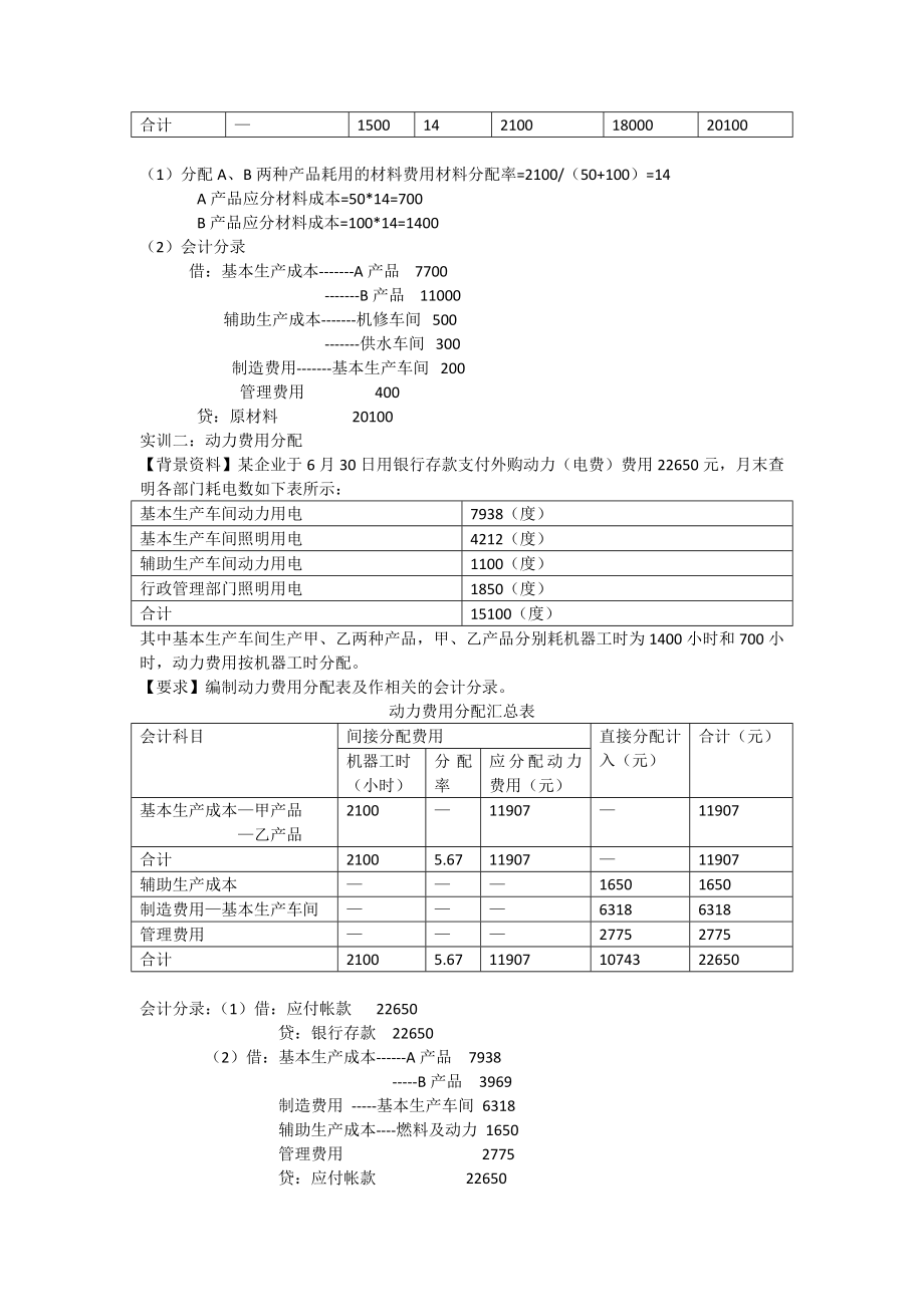 09考试批次《成本会计》(结课作业).doc