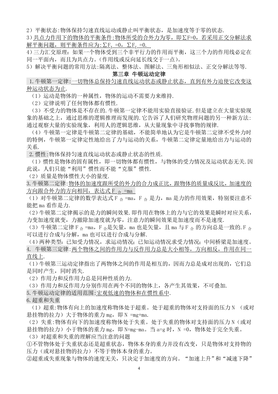 上海高中物理会考知识点整理.doc