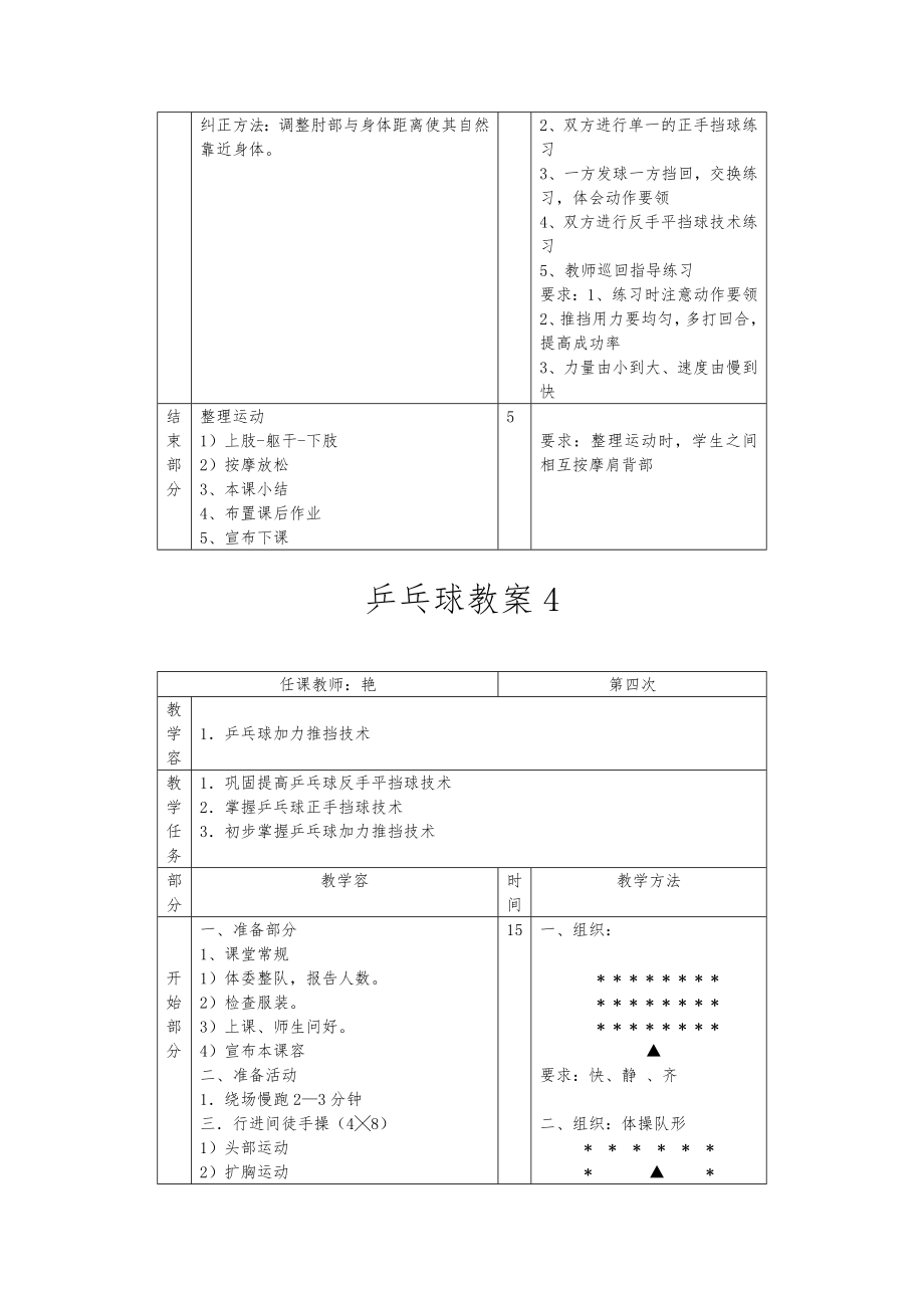 乒乓球兴趣课教学案.doc