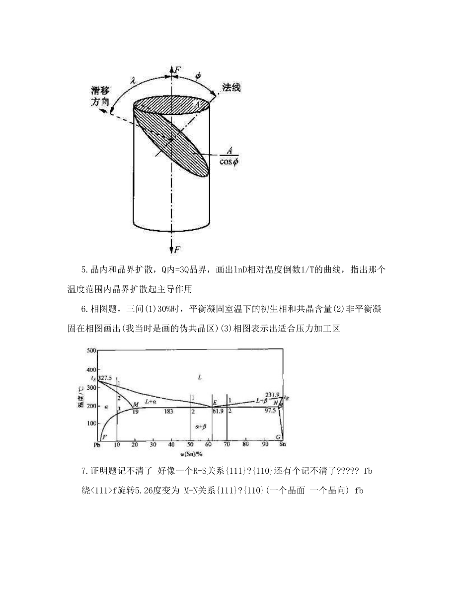 2014上海交大《材料科学基础》考博真题回忆版.doc