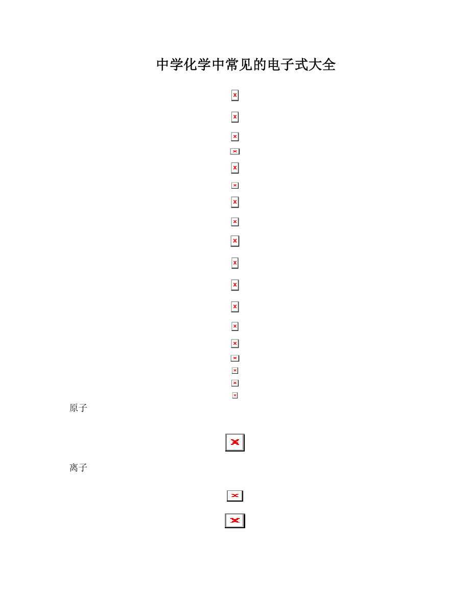 化学常见电子式.doc