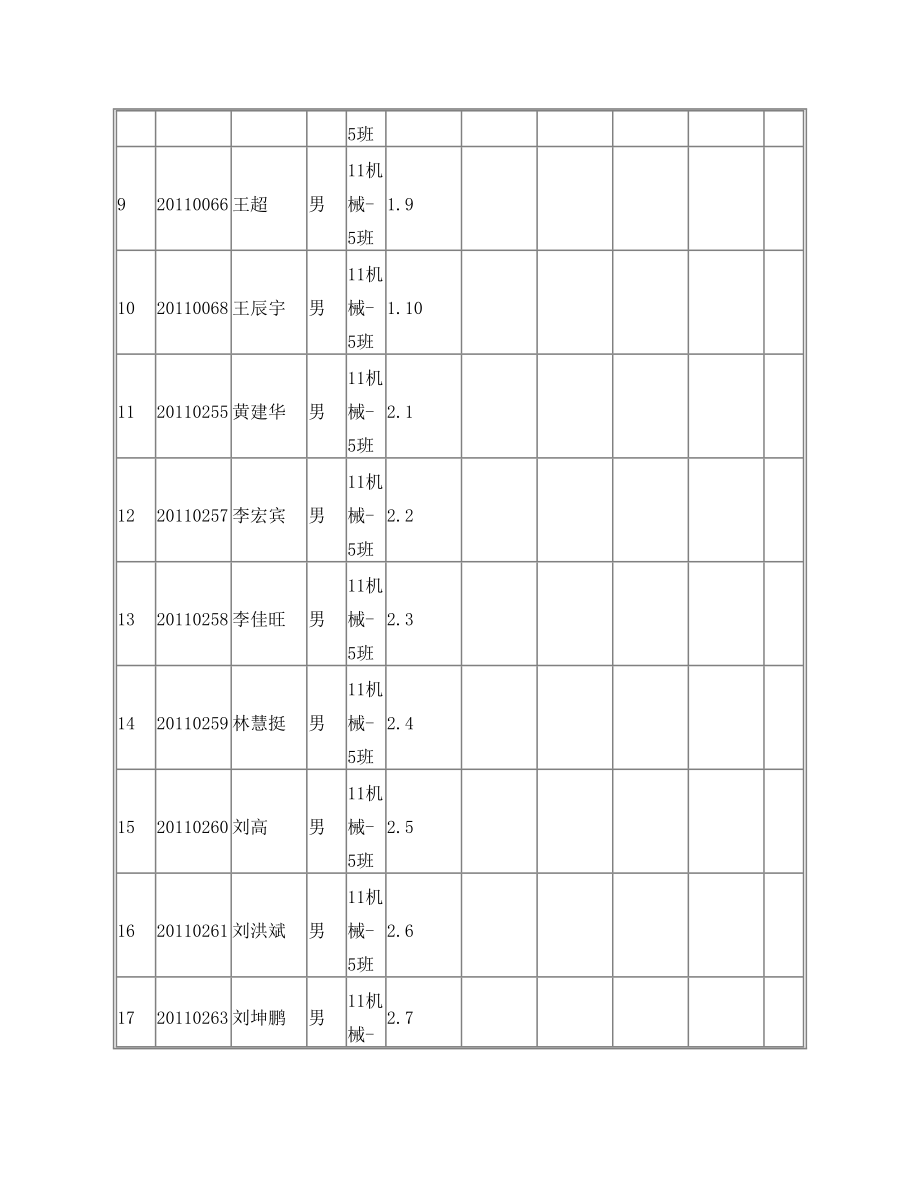 天津理工大学学生课程设计参数分配.doc