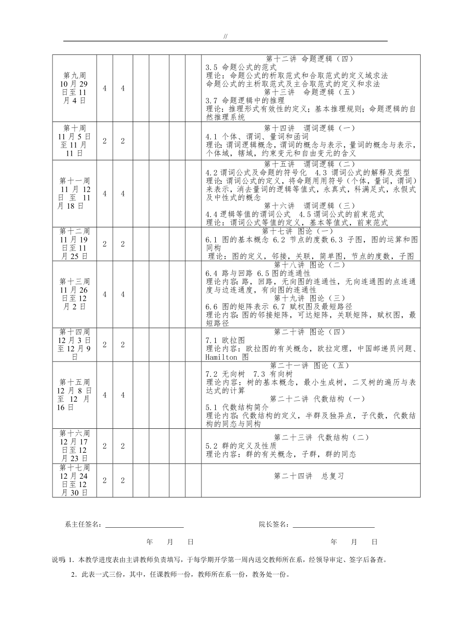 离散数学教案课件教材汇总