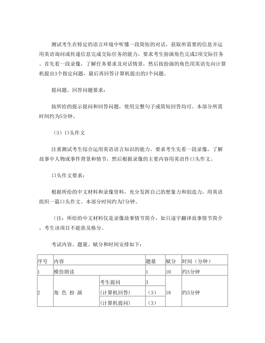 _高考英语口语考试说明及评分标准2009-3-6-6-1-676的