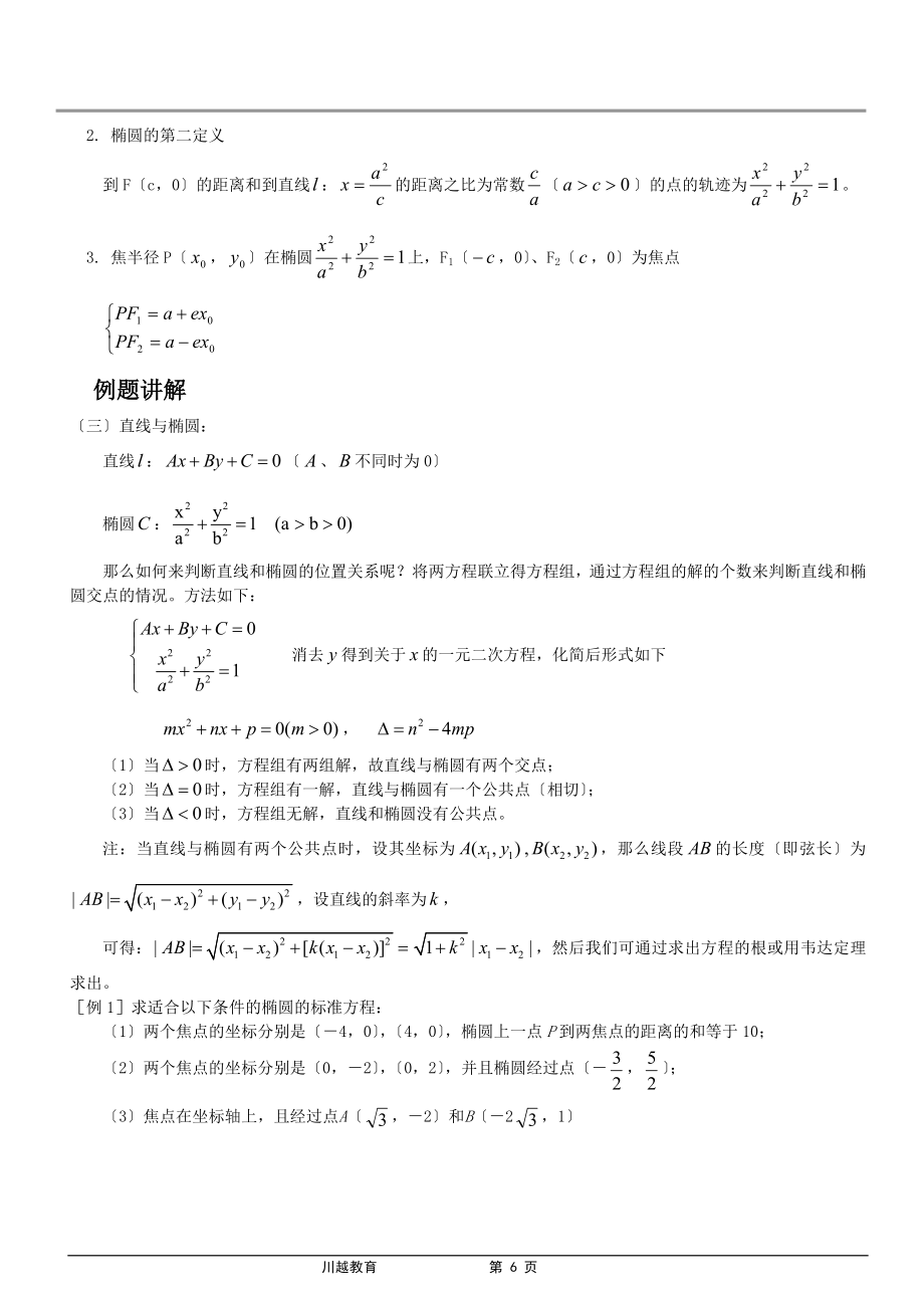 最新2022年高考—圆锥曲线知识点总结