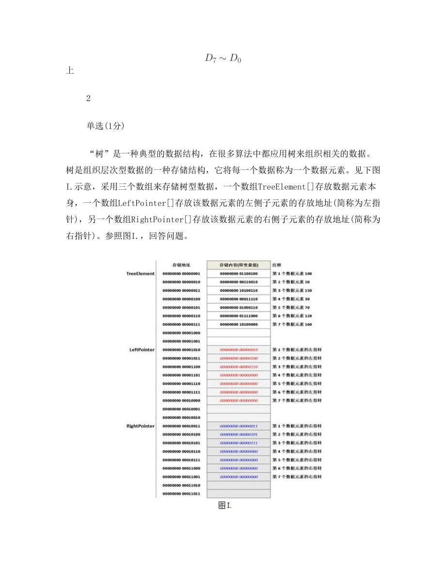 大学计算机计算思维导论期末考试