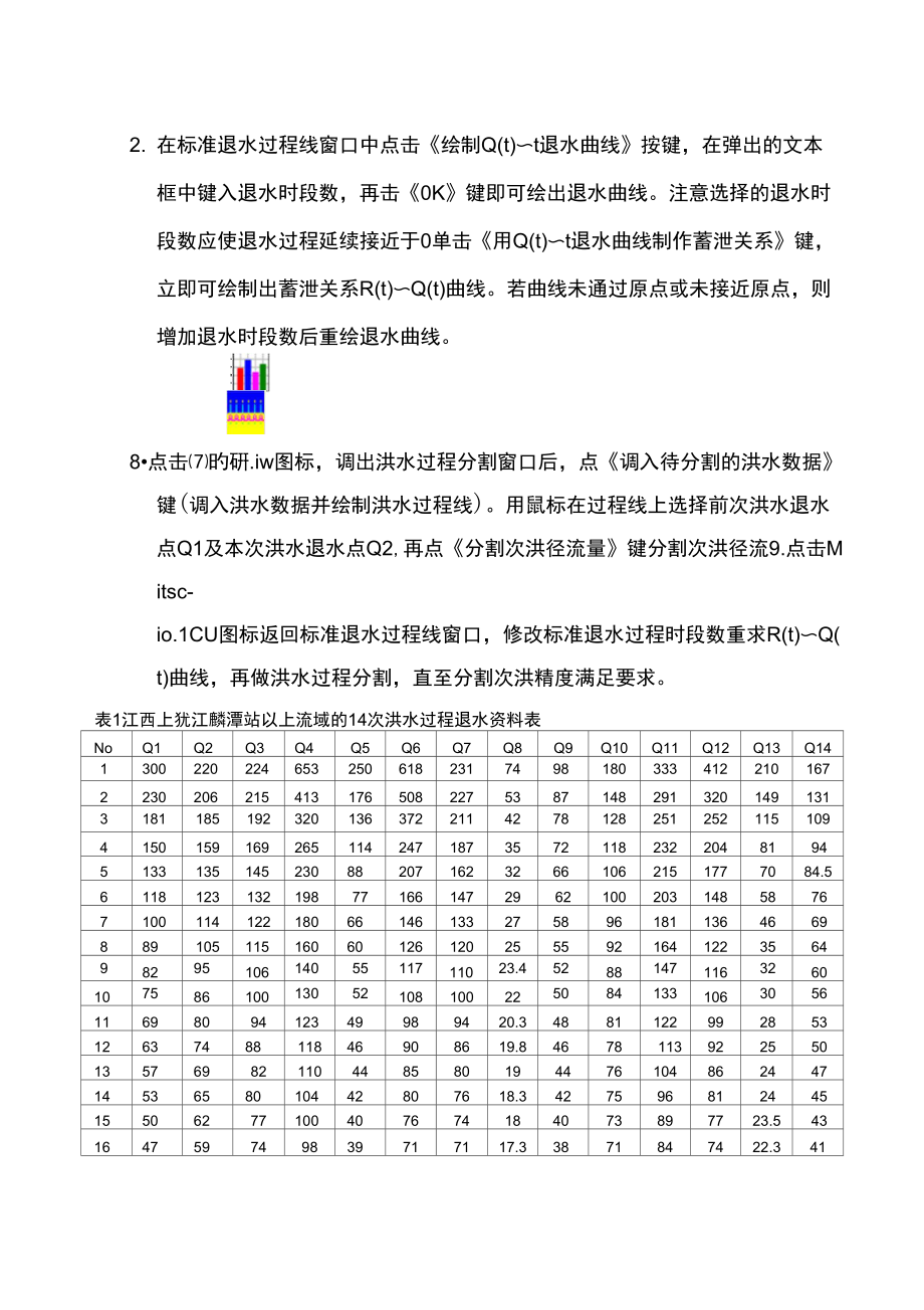 水文预报课实验二退水曲线制作与次洪分割实验.doc