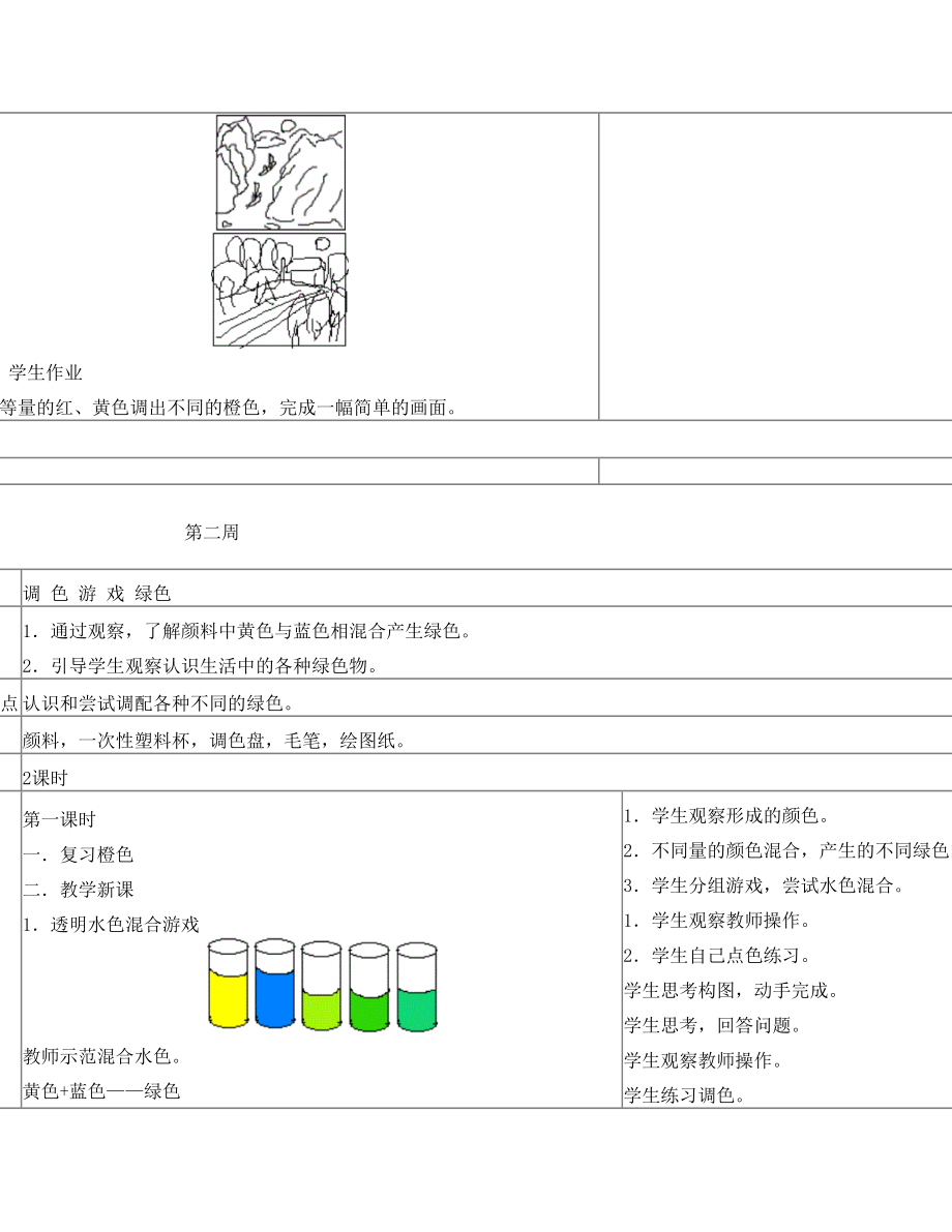 聋校二年级美工教案.doc