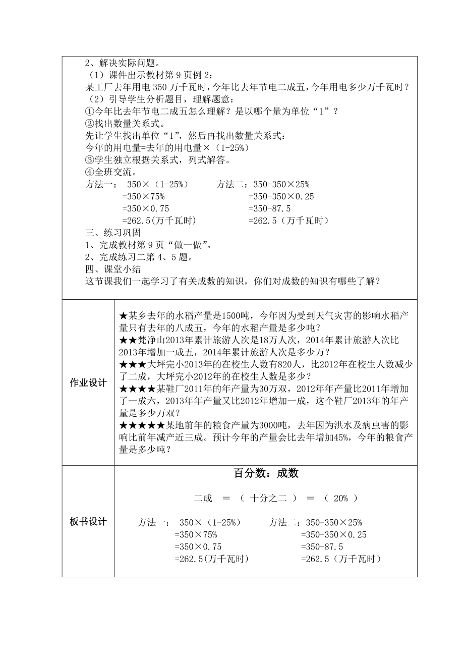 新人教版六年级数学下册第二单元教学设计.doc