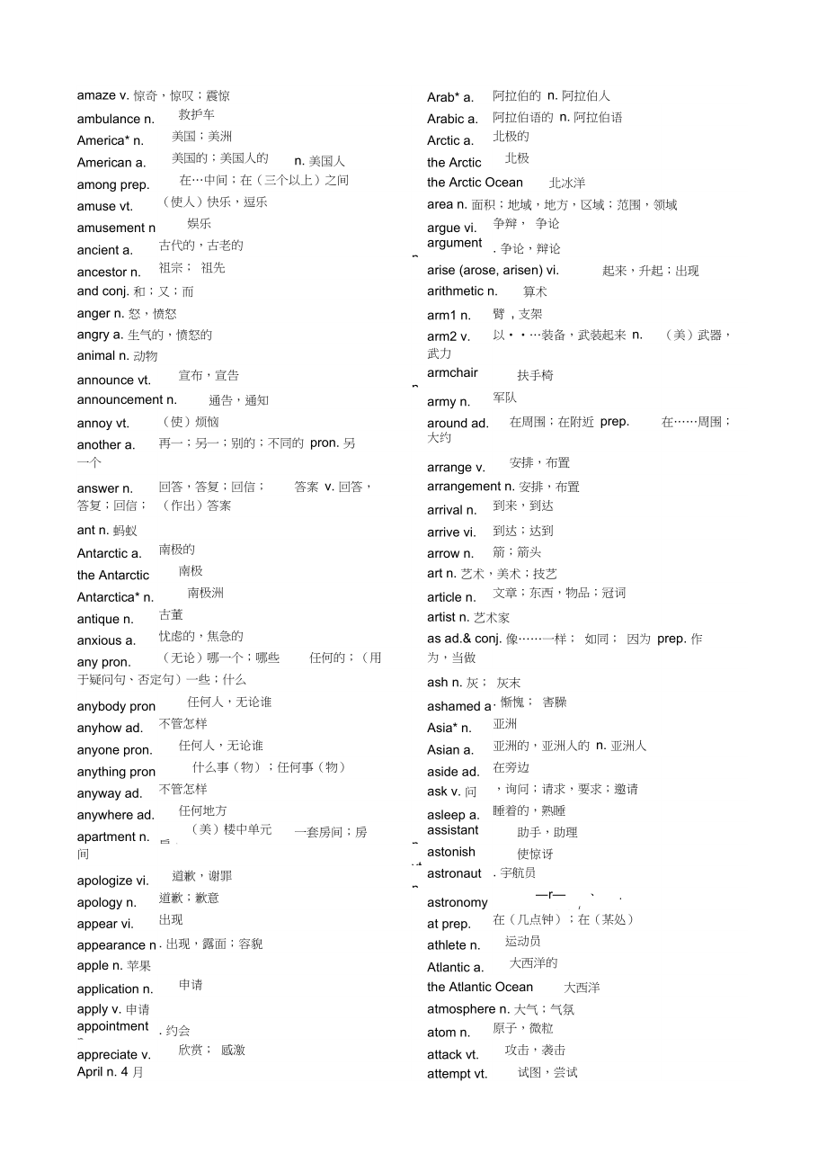 高考3500词汇表精编版.doc